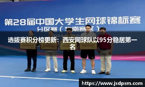 选拔赛积分榜更新：西安网球队以95分稳居第一名